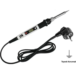 80w Dijital Lcd Ekranlı Isı Ayarlı Havya Lehim Makinesi Topraklamalı