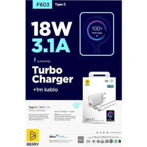 Iberry 18W Usbtype-C Hızlı Sarj Cihazı