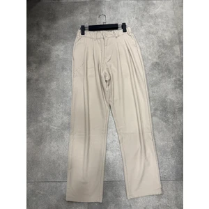 Erkek Pileli Beli Ince Kumaş Baggy Pantolon
