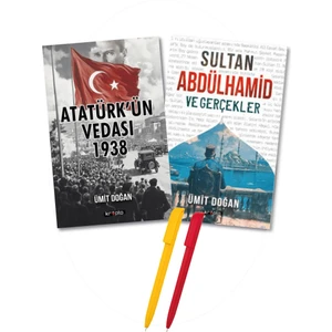 ÜMİT DOĞAN 2 Kitap YENİ(Sultan Abdülhamid ve Gerçekler+Atatürk’ün Vedası 1938) Araştırma Kitap