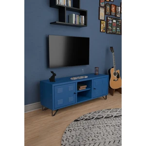 Tv Ünitesi - Metal Televizyon Sehpası - 135 cm - Pastel Renk - Endüstriyel Tip