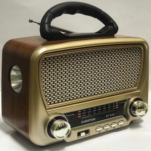 Güneş Enerjili Nostaljik Fm Aux USB Müzik Çalar RT-819