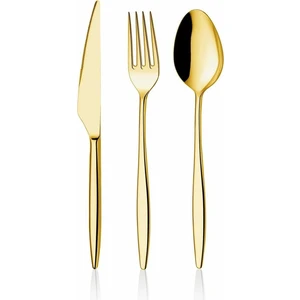 Elegant "S" Gold Pvd 89 Parça Çatal Kaşık Bıçak