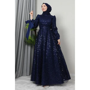 Giza Store Betül Tesettür Abiye Bordo