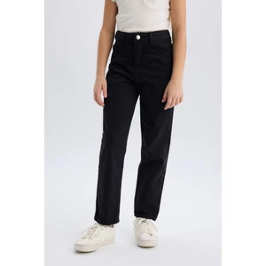 Kız Çocuk Mom Fit Standart Paça Jean Pantolon D5438A824WN