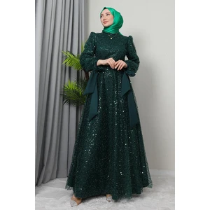 Giza Store Betül Tesettür Abiye Bordo