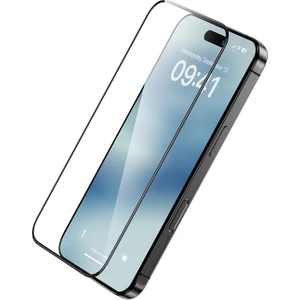 iPhone 16 Pro Uyumlu Benks Ultra Ince Kenarlı Ekran Koruyucu Kolay Uygulama Aparatlı