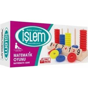 İşlem Matematik Oyunu Redka Matematik İşlem Abaküs ve İşlem Seti