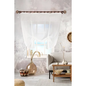 Cotton Maison Potlu Keten Tül Perde Ekru