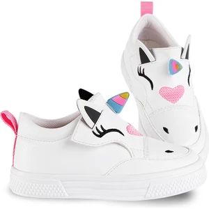 Unicorn Beyaz Kız Sneakers Spor Ayakkabı