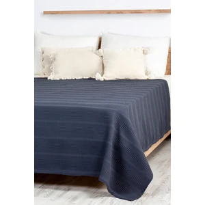 Mylasa Home Mylasahome Doğal Pamuk Bordürlü Desenli Tek Kişilik Pike 160 x 220 cm