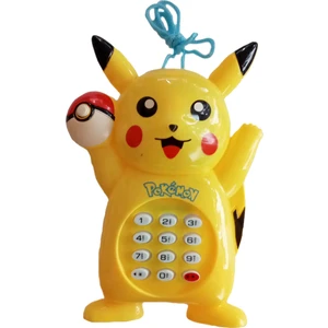 Pikaçu Sesli Müzikli Oyuncak Telefon 15 cm