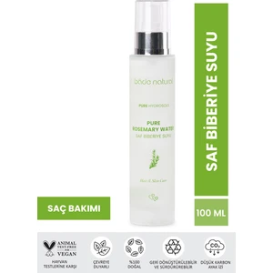 Bade Natural Biberiye Suyu Dökülme Karşıtı ve Saç Uzamasını Destekleyici Saç Toniği %100 Doğal ve Saf 100 ml