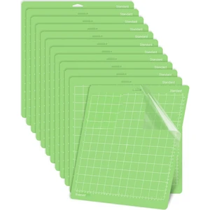 Cricut Maker 3/maker/explore 3/air 2/air/one Için Kesme Matı 12 Paket 12X12IN Kesim Matları Yedek Aksesuarlar Yeşil (Yurt Dışından)