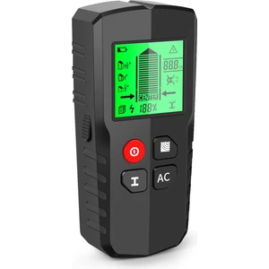 Saplama Bulucu Duvar Tarayıcı-5'i 1 Arada Duvar Dedektörü Elektronik Saplama Sensörü Boru Kirişi Kiriş Bulucu Kenar Merkezi Bulucu (Yurt Dışından)