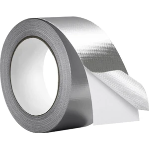 Cam Elyaf Kumaş Alüminyum Folyo Bant (5.9 Mil Kalın), Yüksek Sıcaklık Yalıtım Yapışkanlı Metal Koli Bandı, 1 Paket (Yurt Dışından)