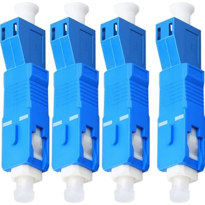 4 Paket Tek Modlu 9/125UM Sc/upc Erkek - Lc/upc Dişi Hibrid Optik Fiber Adaptör Konektörü Optik Güç Ölçer Için (Yurt Dışından)