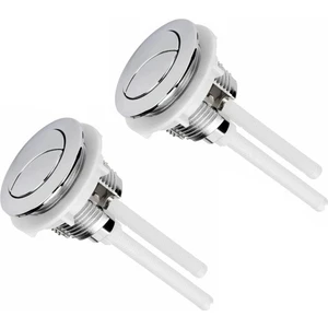 2 Adet Tuvalet Sifon Düğmesi 38MM Çift Düğmeli Anahtarın Yerini Alır Yuvarlak Düğme Tuvalet Sifon Düğmesi (Yurt Dışından)