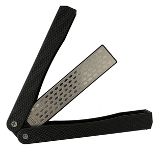Çift Taraflı Elmas Bileyici, El Tipi Ince Kaba Diafold Bıçaklar Bileme Taşı 400/600 Grit Siyah (Yurt Dışından)