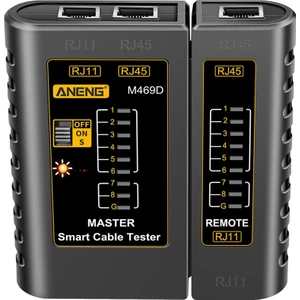 Aneng M469D RJ45 Kablo Lan Test Cihazı Ağ Kablosu Test Cihazı RJ11 RJ12 Cat5 Utp Lan Kablo Test Cihazı Ağ Aracı Ağ Onarım A (Yurt Dışından)