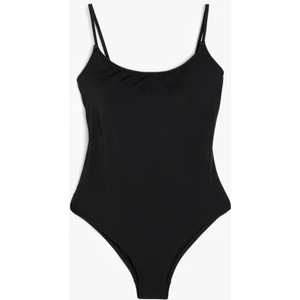 Astarlı Ince Askılı Yüzücü Mayo