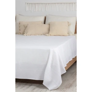 Mylasa Home Mylasahome Doğal Pamuk Bordürlü Desenli Çift Kişilik Pike 200 x 220 cm