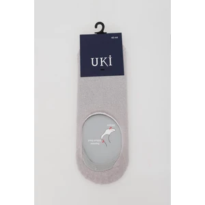 Açık Gri Düz Babet Çorap