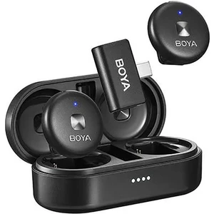 Omic-U Wireless İkili Yaka Mikrofonu Type-C Siyah