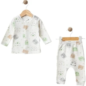 Bebek Takım 2'li Alt Üst Takım Bebek Pijama Takımı