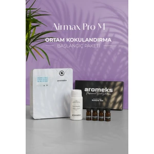 Airmax Pro M Geniş Alan Koku Makinesi + 100 ml Fresh Bubble