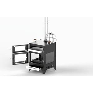 Hot Mood Four Glass Pro Kamp Sobası