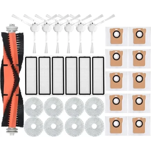 Robot Vakum X10+ X10 Plus B101GL Yedek Parçalar Aksesuarlar Ana Yan Fırça Hepa Filtre Paspas Bezi Toz Torbaları (Yurt Dışından)