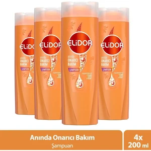 Superblend Saç Bakım Şampuanı Anında Onarıcı Bakım C Vitamini Keratin Seramid 200 ml x 4