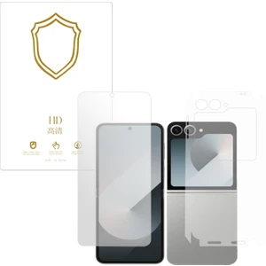 Samsung Galaxy Z Flip 6 ile Uyumlu Full Tpu Ön Arka ve Yan 360 Nano Koruma- EKM116
