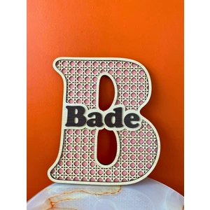 Kişiye ve Isme Özel Hazeran Harf Ahşap Kapı Bebek ve Çocuk Odası Kapı Duvar Süsü