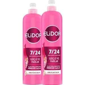 7/24 Şekillendirici Saç Bakım Kremi Güçlü ve Parlak Kuru ve Mat Saçlar 240 ml X2