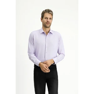 Uzun Kol Slim Fit Klasik Yaka Oxford Pamuklu Kolay Ütülenebilir Gömlek