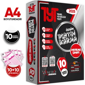 İnformal Yayınları 2025 TYT Platin Karma Yayın Türkiye Geneli Dijital Çözümlü 10'lu Paket Deneme