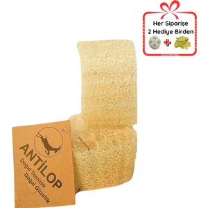 Çok Amaçlı  Doğal Kabak Lif Elips İkili set (2 adet)