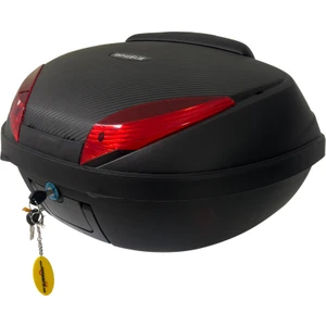 XT66-B 52 Litre Motosiklet Arka Çanta Siyah Su Geçirmez ABS Top Case Bagaj Üniversal