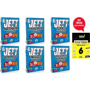 6.sınıf Jett Konu Anlatımlı Etkinlikli Soru Bankası Fasikülleri Seti