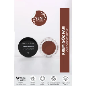 Bade Natural Krem Göz Farı Dark Chocolate 06 %100 Doğal