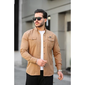 Erkek Çift Cep Paraşüt Kumaş Gömlek