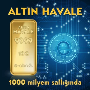 24 Ayar 10 gr Hesaba Has Altın Havale