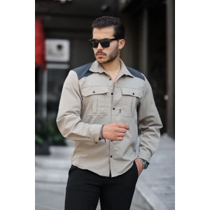 Paraşüt Kumaş Arka Patlı Gömlek