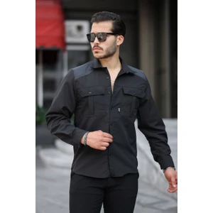 Paraşüt Kumaş Arka Patlı Gömlek