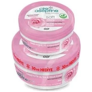 Cire Aseptine Soft Gül 100 ml + 30 ml Krem