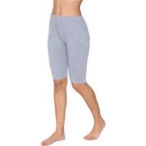 Gümüş Kadın Likralı Kısa Tayt 4032