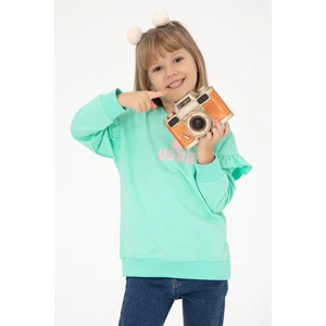 U.S. Polo Assn. Kız Çocuk Mint Sweatshirt 50296389-VR090
