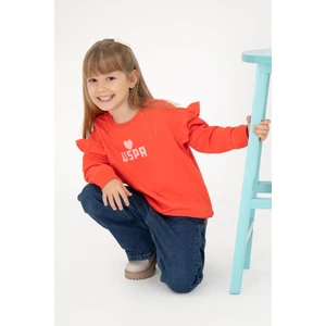 U.S. Polo Assn. Kız Çocuk Nar Çiçeği Sweatshirt 50296389-VR239